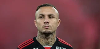 Everton Cebolinha ponta-esquerda do Flamengo