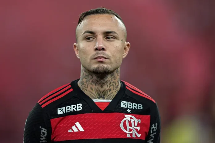Everton Cebolinha ponta-esquerda do Flamengo
