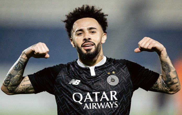 Claudinho meia do Al-Sadd, do Catar
