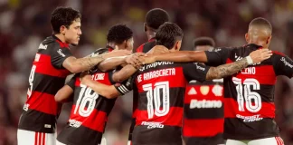 Jogadores do Flamengo