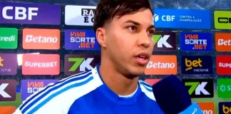 Kaio Jorge centroavante do Cruzeiro