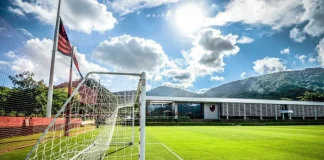 Ninho do Urubu em dia de folga dos Jogadores