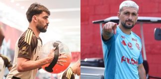 Paquetá e Arrascaeta jogadores do Flamengo