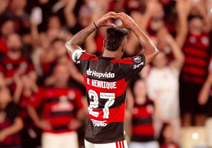 Bruno-Henrique-Flamengo-3-0-Cusco-260526-Foto-Gilvan-de-Souza-2 Bruno Henrique comemora mais um gol pelo Flamengo na Libertadores - Foto: Gilvan de Souza / Flamengo
