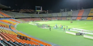 Estádio Atanasio Girardot, em Medellín - Colômbia