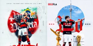 Homenagem do Flamengo a Lucas Paquetá e Léo Pereira pela convocação a Seleção Brasileira para Copa do Mundo 2026