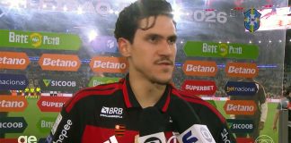 Pedro em entrevista após empate do Flamengo com o Vasco no Maracanã