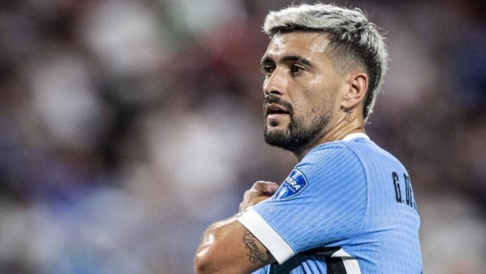Arrascaeta pela Seleção Uruguaia