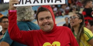 Chapoln Rubro-Negro, torcedor famoso do Flamengo