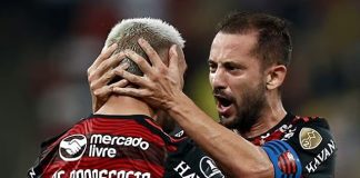 Arrascaeta, jogador do Flamengo e Everton Ribeiro ex Flamengo