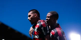 Jogadores do Sub-20 do Flamengo. Foto: Caíque Coufal/Flamengo