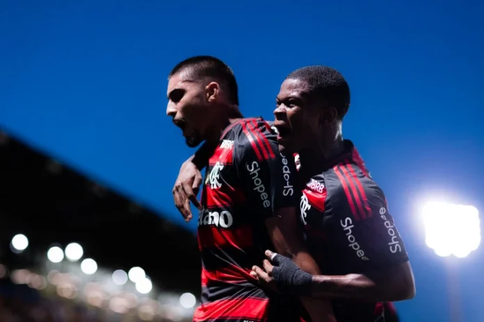 Jogadores do Sub-20 do Flamengo. Foto: Caíque Coufal/Flamengo