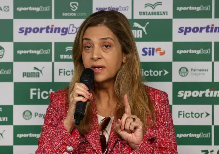 Leila, presidente do Palmeiras