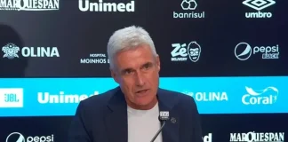 Luís Castro, técnico do Grêmio