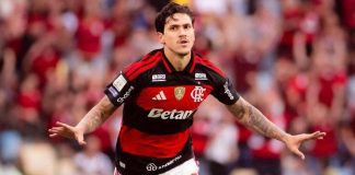 Pedro atacante do Flamengo, com feito inédito na Libertadores