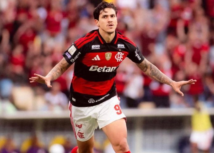 Pedro atacante do Flamengo, com feito inédito na Libertadores