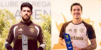 Rossi e Pedro, goleiro e atacante do Flamengo