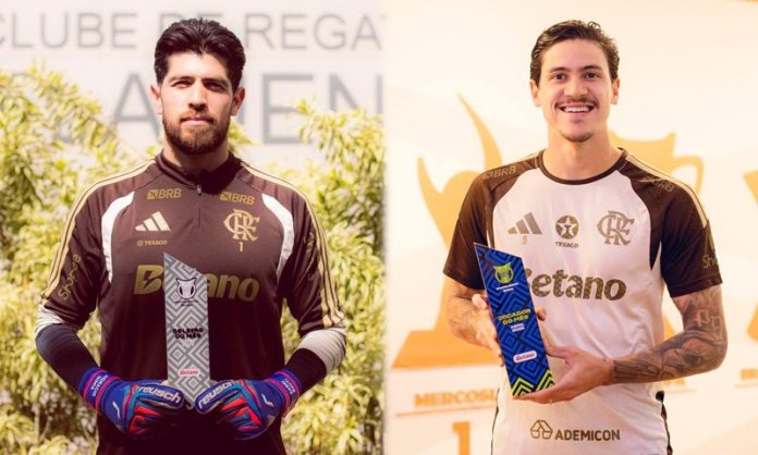 Rossi e Pedro, goleiro e atacante do Flamengo