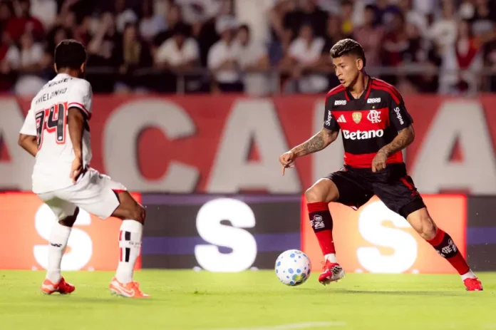 Flamengo x São Paulo em campo