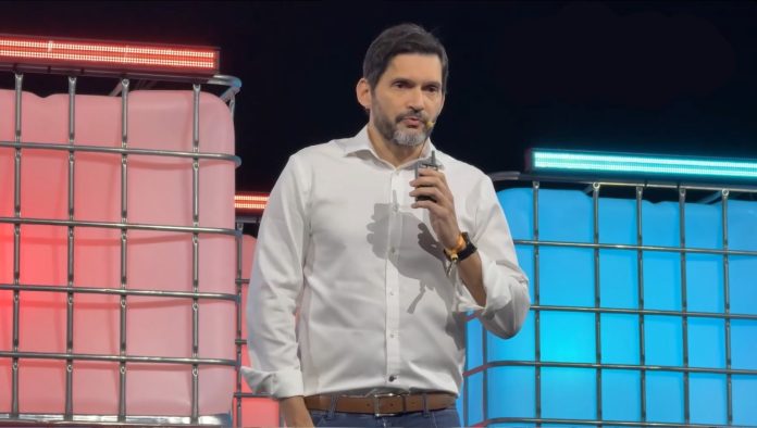 Marcos Senna, diretor comercial e de marketing do Flamengo. Reprodução: Lucas Bayer / Lance!