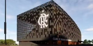 Projeto do miniestádio do Flamengo. Foto: GE