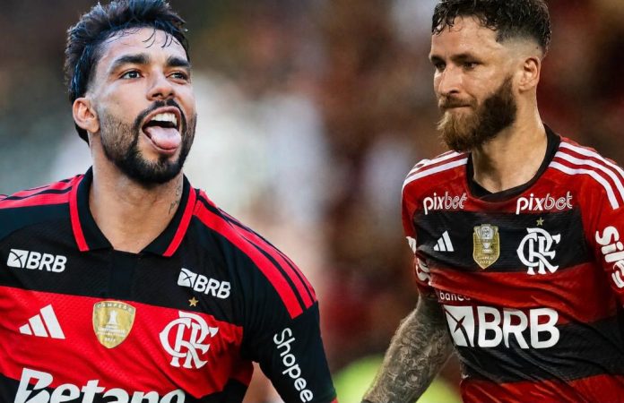 Paquetá e Léo Pereira, jogadores do Flamengo