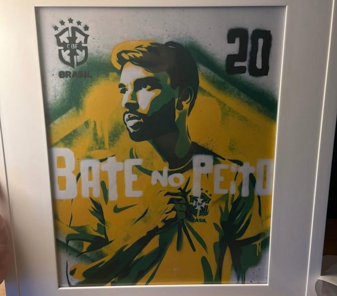 Decoração do quarto de Lucas Paquetá nos EUA, para a Copa do Mundo