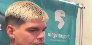 Ayrton Lucas em entrevista após empate do Flamengo com o River Plate em Portugal