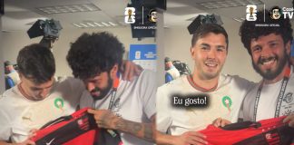 Marroquino Brahim Díaz, ganha a camisa do Flamengo de presente