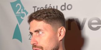 Jorginho em entrevista após conquista do Flamengo no Troféu do Algarve, em Portugal