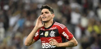 Ayrton Lucas jogador do Flamengo