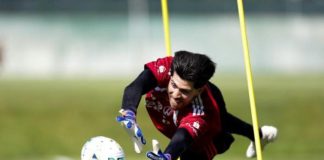 Goleiro Rossi em treino em Algarve (Portugal) para a Intertemporada. Foto: Gilvan de Souza/Flamengo