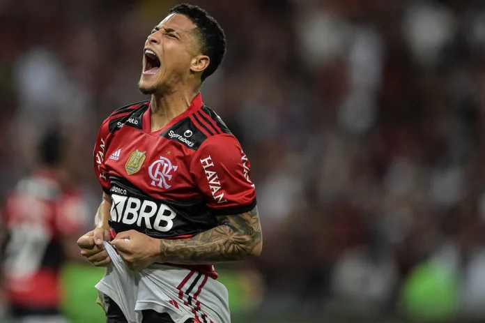 João Gomes jogador revelado pelas bases do Flamengo