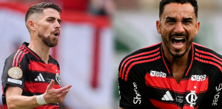 Jorginho e Danilo, jogadores do Flamengo