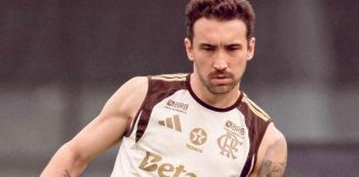 Léo Ortiz de volta aos treinos no Ninho do Urubu