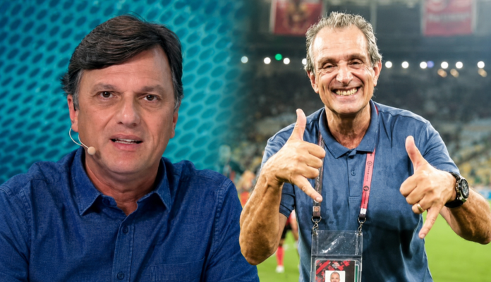 Mauro Cezar, jornalista e BAP, presidente do Flamengo
