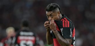 Bruno Henrique marca na vitória do Flamengo sobre o Vitória no Maracanã - Foto: Thiago Ribeiro / AGIF / Folhapress