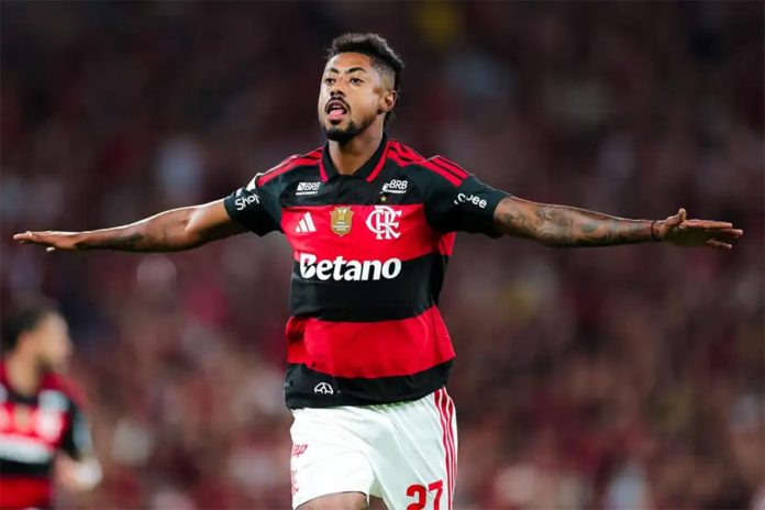 Bruno Henrique marca na vitória do Flamengo sobre o Vitória no Maracanã - Foto: Gilvan de Souza / Flamengo