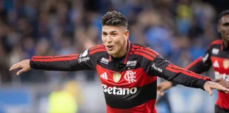 Carrascal eleito como ‘Craque da Torcida’ em votação nas redes sociais, após o jogo contra o Mirassol no Brasileirão
