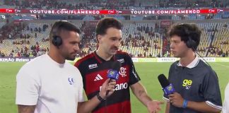 Léo Ortiz em entrevista após vitória do Flamengo sobre o Botafogo no Maracanã