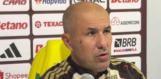 Leonardo Jardim em entrevista após goleada do Flamengo sobre o Mirassol