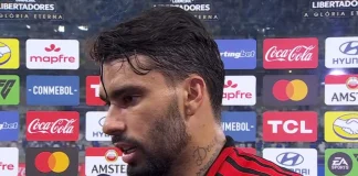 Lucas Paquetá em entrevista após empate do Flamengo com o Cruzeiro no Mineirão