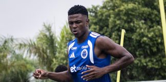 Néiser Villarreal, atacante colombiano do Cruzeiro