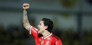 Pedro comemora mais um gol do Flamengo na goleada sobre o Mirassol - Foto: Gilvan de Souza / Flamengo