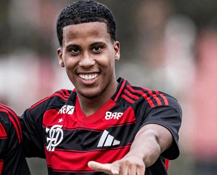 Alan Santos, jogador do sub 20 do Flamengo