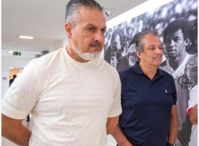 José boto, diretor do Flamengo e Bap, presidente do Flamengo