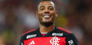 De la Cruz. jogador do Flamengo