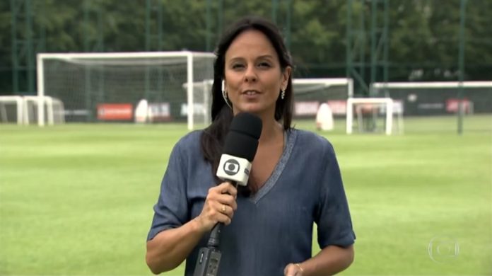 Fabíola Andrade, apresentadora, repórter e comentarista de futebol, atualmente da equipe do Canal UOL