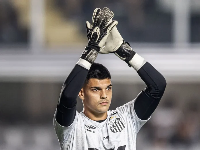 Gabriel Brazão, goleiro do Santos
