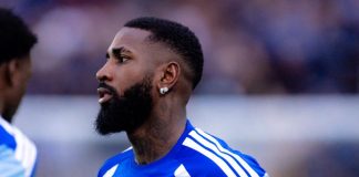 Gerson, ex-flamengo, atualmente jogando no Cruzeiro